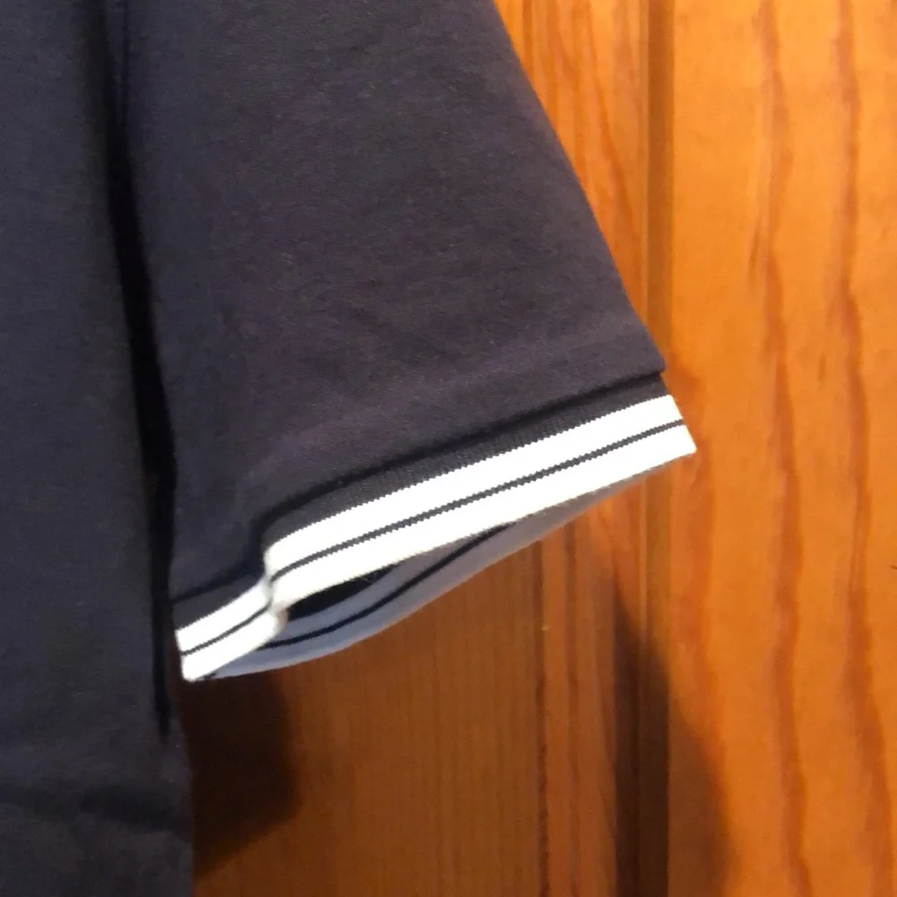 Michael Kors Polo Shirt (Color - Navy) (Size - Small) - Picture 4 of 7